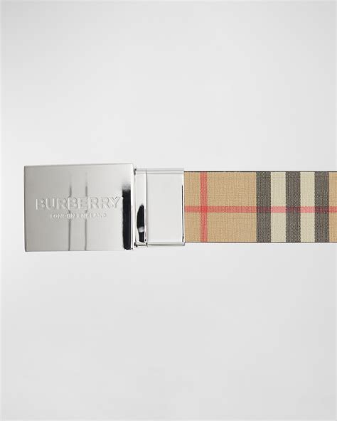 burberry cintura pemberley|Burberry Men's Signature Check Belt w/ Plaque .